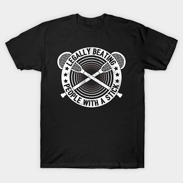 Legally Beating People With Sticks T-Shirt by yeoys